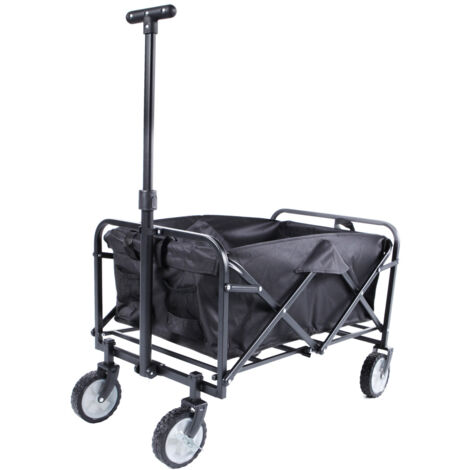 faltbarer Bollerwagen schwarz-MYW54265