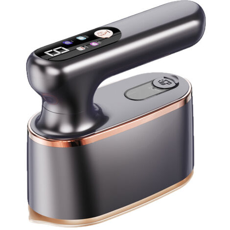 Faltbarer Reisedampfer mit LED-Anzeige, Dampfgarer und Bügeleisen 2 in 1, Tragbarer Mini-Bügeleisen-Faltenentferner, 1200 W Dampf für Home Office Academy