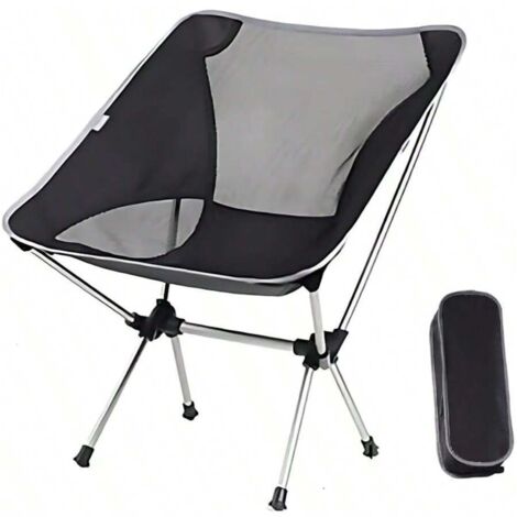 Faltbarer Rucksackstuhl – Leichter und kompakter Faltstuhl mit rutschfesten Füßen – Kompakter und robuster Outdoor-Stuhl, 59 x 51 x 65 cm