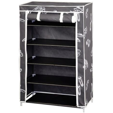 Faltbarer Stoffschuhschrank TNT 61x30x90 cm.