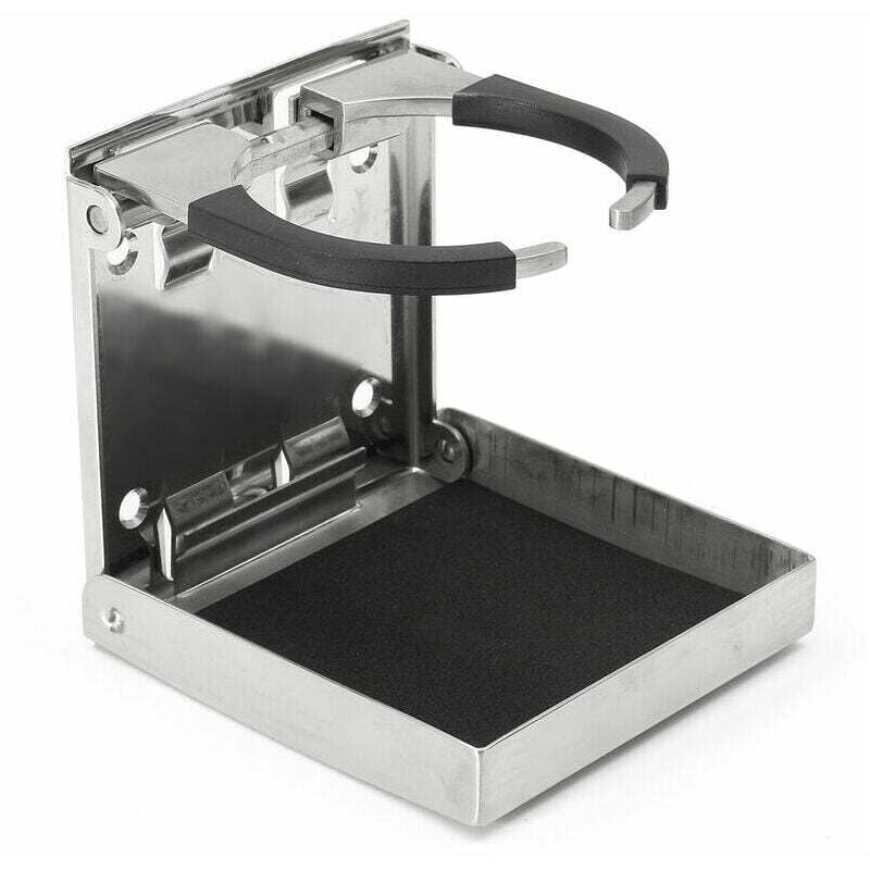 Image of Faltbarer, verstellbarer Getränkehalter aus Edelstahl 316, Marine, Boot,