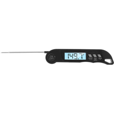 Faltbares elektronisches Grillthermometer mit Alarmfunktion – Messung der Lebensmitteltemperatur
