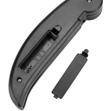 Faltbares, wasserdichtes digitales LCD-Grillthermometer, Schwarz, -50 °C bis +300 °C, ABS