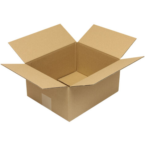 Faltkarton 1-wellig Höhenrillung Maße 200x150x150mm Qualität 1.20 B braun braun
