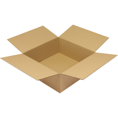 Faltkarton 1-wellig Höhenrillung Maße 280x230x200mm Qualität 1.20 B braun braun