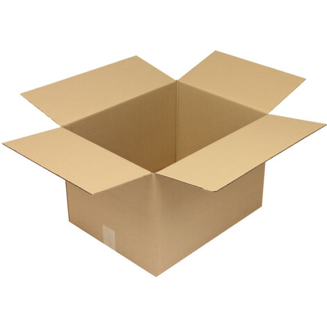Faltkarton 1-wellig Höhenrillung Maße 300x250x200 mm Qualität 1.20 B braun braun