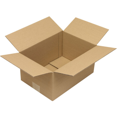 Faltkarton 1-wellig Höhenrillung Maße 325x230x160mm A4 Qualität 1.20 B braun braun