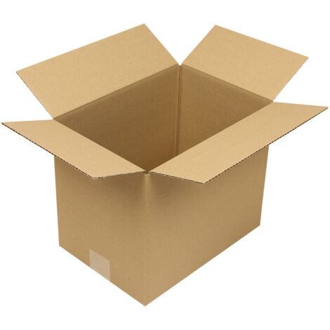Faltkarton 1-wellig Höhenrillung Maße 325x235x225mm C4 Qualität 1.20 B braun braun