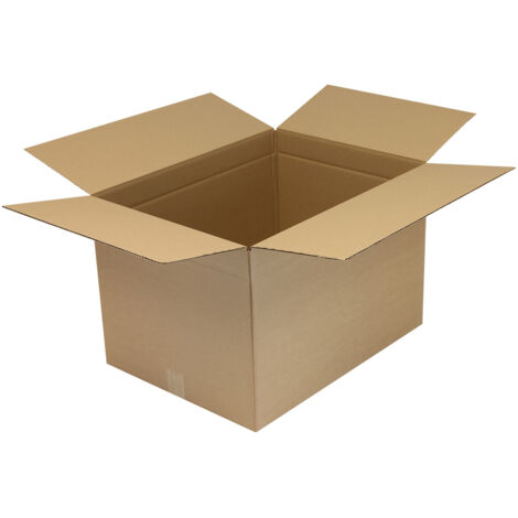 Faltkarton 1-wellig Höhenrillung Maße 350x300x200mm Qualität 1.20 C braun braun