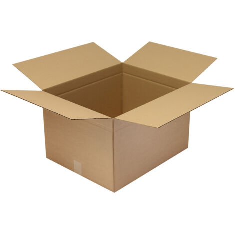 Faltkarton 1-wellig Höhenrillung Maße 350x350x300mm Qualität 1.20 C braun braun