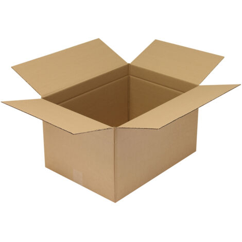 Faltkarton 1-wellig Maße 430x310x150mm A3 Qualität 1.30 C braun braun