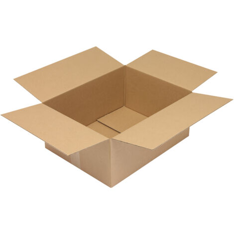 Faltkarton 1-wellig Maße 430x310x250mm A3 Qualität 1.30 C braun braun