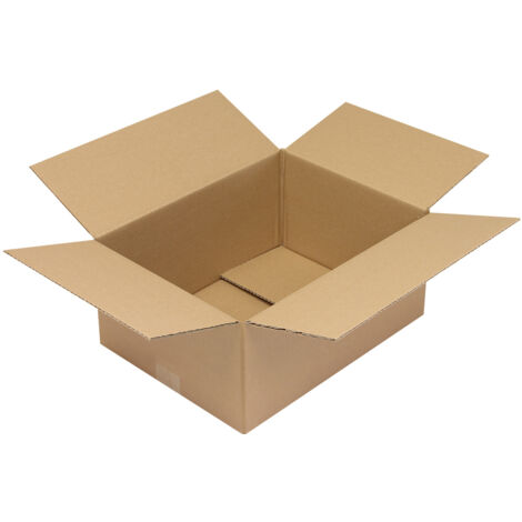 Faltkarton 1-wellig Maße 440x300x300mm A3 Qualität 1.30 C braun braun