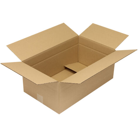 Faltkarton 1-wellig Maße 520x380x300mm B3 Qualität 1.30 C braun braun