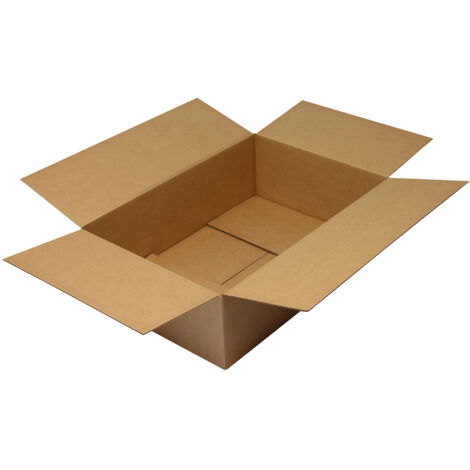 Faltkarton 1-wellig Maße 600x450x250mm Qualität 1.30 C braun braun