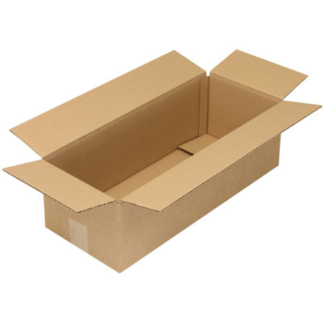 Faltkarton 1-wellig Maße 610x430x120mm A2 Qualität 1.30 C braun braun