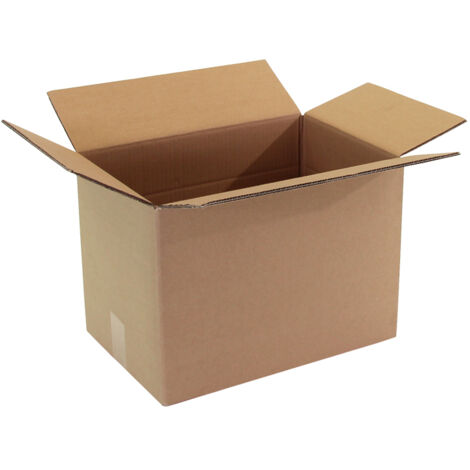 Faltkarton 2-wellig Maße 410x270x290mm Qualität 2.30BC braun braun