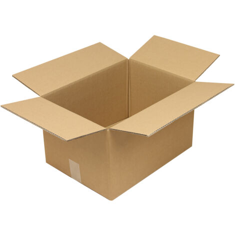 Faltkarton 2-wellig Maße 430x310x250mm A3 Qualität 2.30BC braun braun