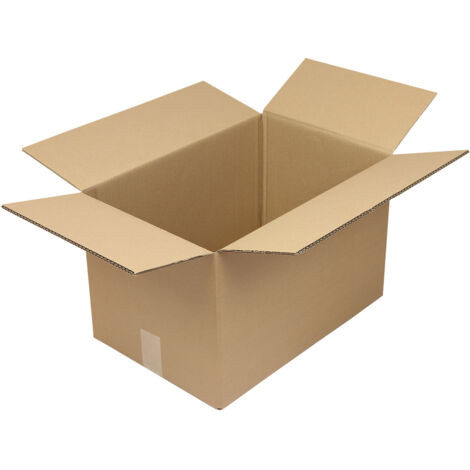Faltkarton 2-wellig Maße 480x320x300mm Qualität 2.30BC braun braun