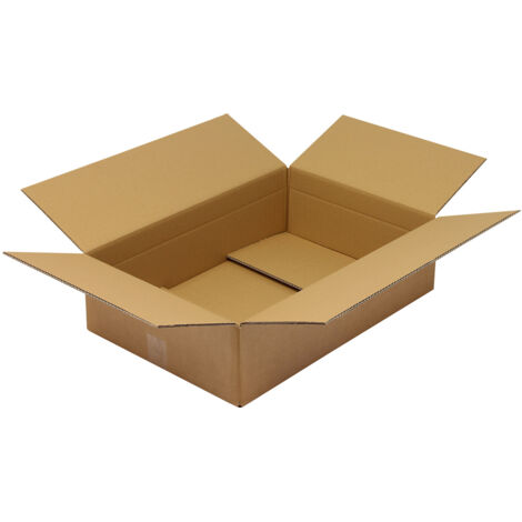 Faltkarton 2-wellig Maße 590x390x150mm Qualität 2.30BC braun braun