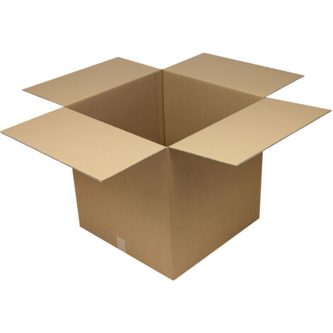 Faltkarton 2-wellig Maße 600x600x600mm Qualität 2.40BC braun braun