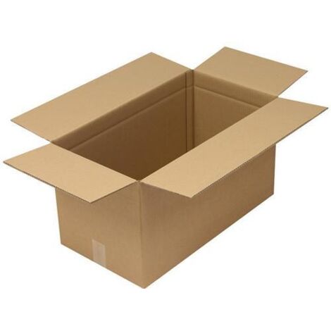 Faltkarton 2-wellig Maße 610x320x335mm Qualität 2.5BC braun TRANSPAK