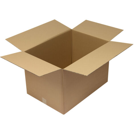 Faltkarton 2-wellig Maße 650x460x430mm C2 Qualität 2.30BC braun braun