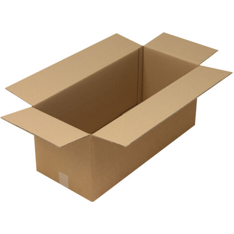 Faltkarton 2-wellig Maße 700x300x300mm Qualität 2.30BC braun braun