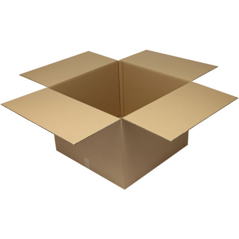 Faltkarton 2-wellig Maße 700x700x500mm Qualität 2.30BC braun braun