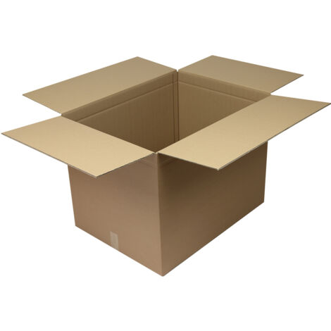 Faltkarton 2-wellig Maße 780x580x580mm Qualität 2.5BC braun braun