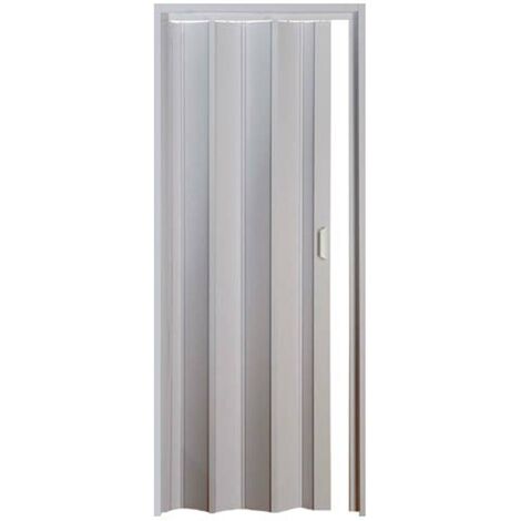 Falttür in PVC mod. Simona Gräu 82x210 cm