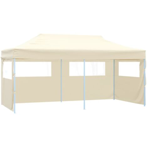 Faltzelt creme 3 x 6 m