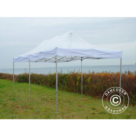 Faltzelt Faltpavillon Wasserdicht FleXtents PRO Steel 3x6m Transparent