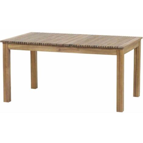 Falun Dining Tisch 150x90x74 cm Gestell und Tischplatte Akazienholz natur geölt
