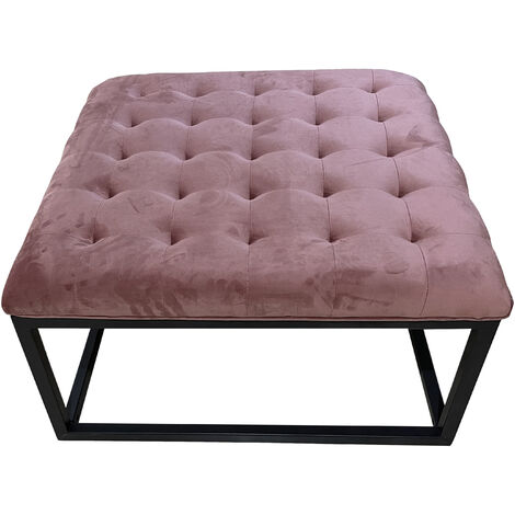 BO LIVING Falun Footstool Dusty Pink
