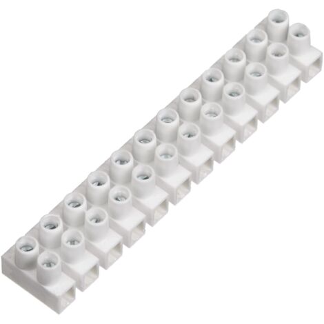 FAMATEL 204-Morsetto Di Collegamento 2,5 mm 24A: Bianco