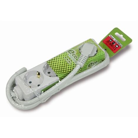 Famatel Base Múltiple 5 Tomas TT c/Int 3m Blanco 9/805