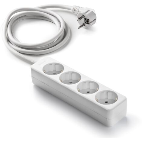 FAMATEL M258255 – Ciabatta senza interruttore a 4 prese TT