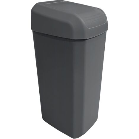 Famesa Troya Poubelle Basculante Anthracite 45 Litres