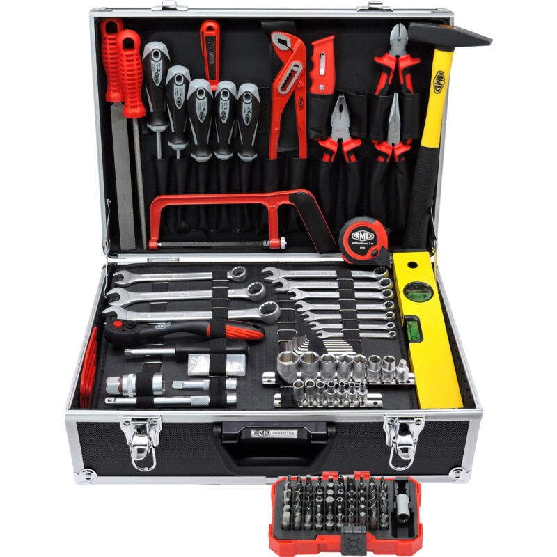 745-48 Coffret à outils, Malette à outils complète, -164 pièces - Famex