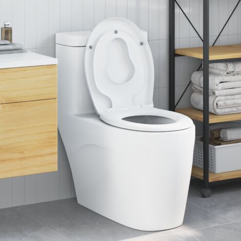 Familien-Toilettensitz mit Kindersitz Quick Release Duroplast vidaXL881335