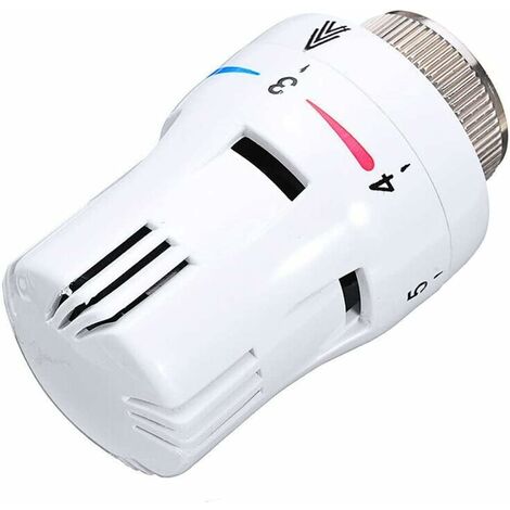 FAMILLE Tête de Thermostatique,Tête de Thermostatique,Valves Thermostatiques pour Radiateur Tête de Remplacement de Vanne de Thermostat de Radiateur Robinet Thermostatique Radiateur pour Thermostat M3