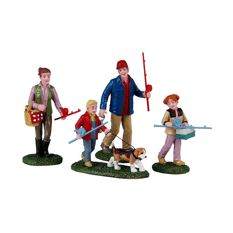 Lemax Family Fishing Day Set Of 4 Art.-nr. 42327
