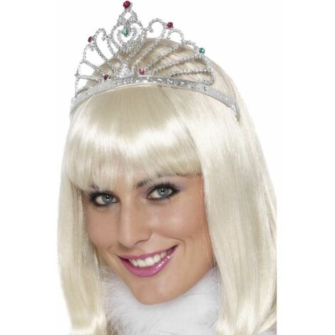 Fan Design Tiara - Silver - 24103