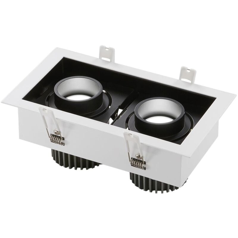 Incasso led apollo antiriflesso in bianco e nero