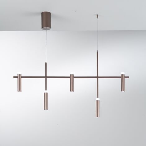 Fan Europe Candle - LED Bar Pendelleuchte 5 Licht, Bronze