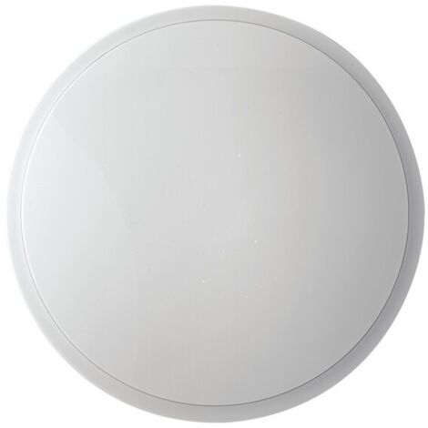 Fan Europe Ego - Lámpara de techo empotrada redonda LED regulable, polvo de estrellas blanco, 3000-4000-6000K