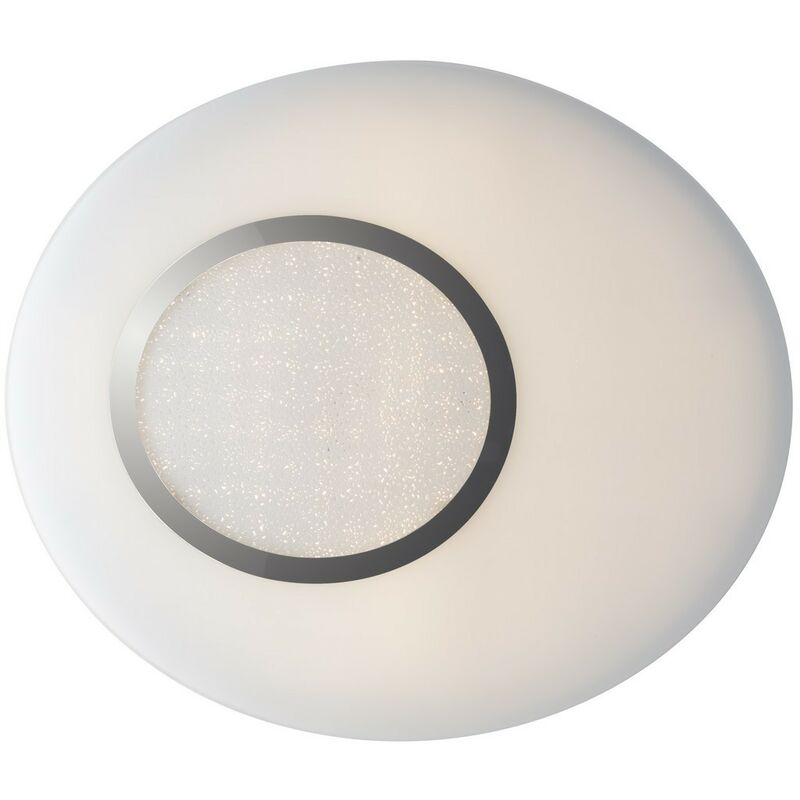 Fan Europe Lighting - Fan Europe Gioia - LED Round Flush dekorative Deckenleuchte, Weiß, Chrom, 4000K