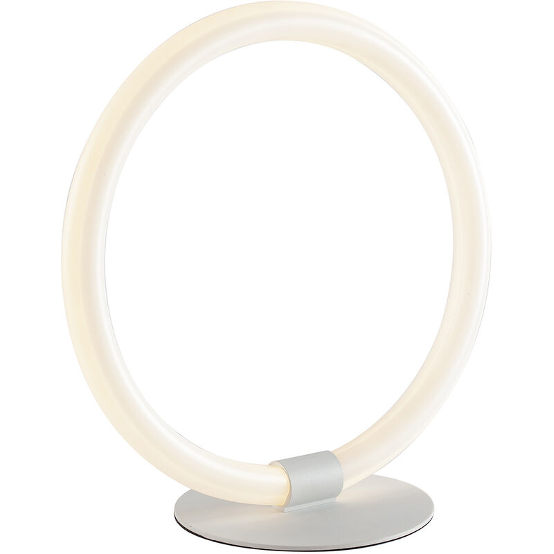 Image of Lampada da lettura halo bianca in metallo con diffusore in acrilico 20 w 4000 k (luce naturale) - Bianco