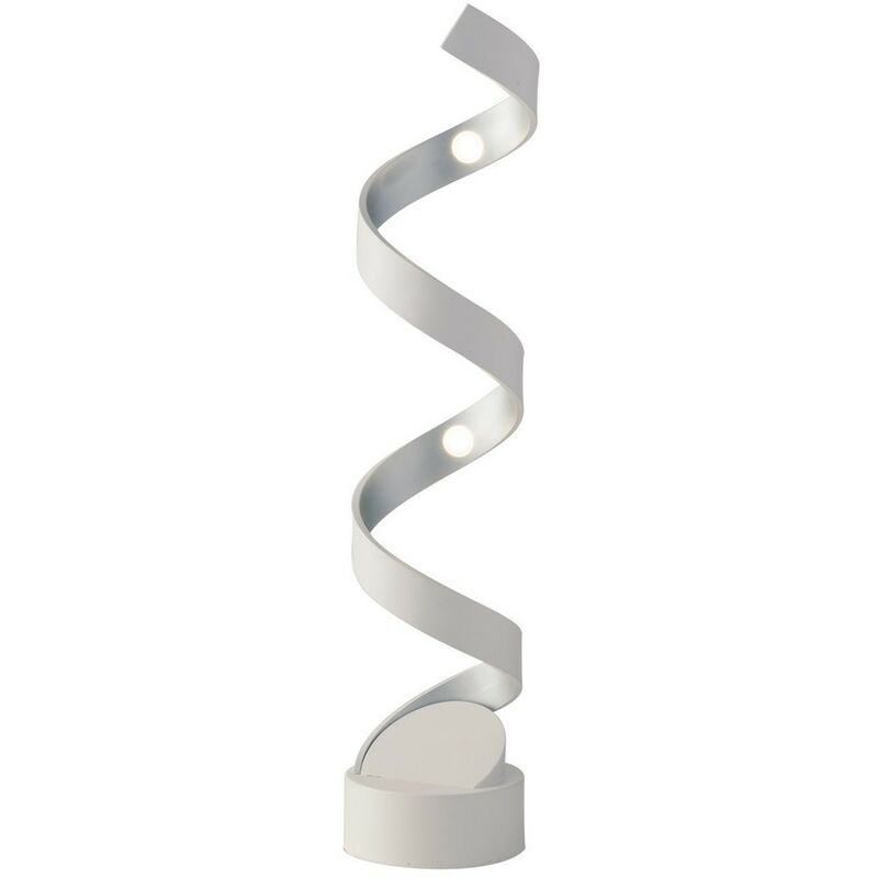 Image of Lampe led intégré Helix blanc ampoules&hellip;